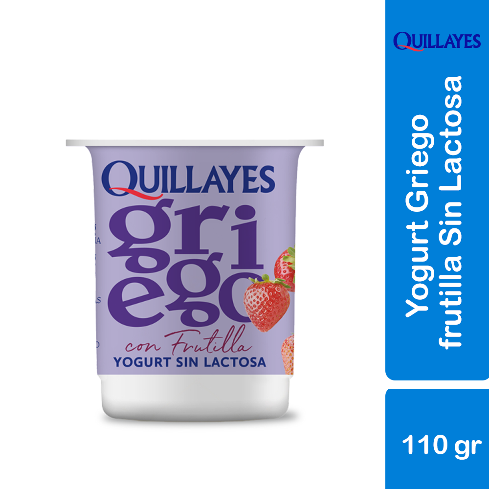 YOGURT GRIEGO S/LACTOSA CON FRUTILLAS 110 g