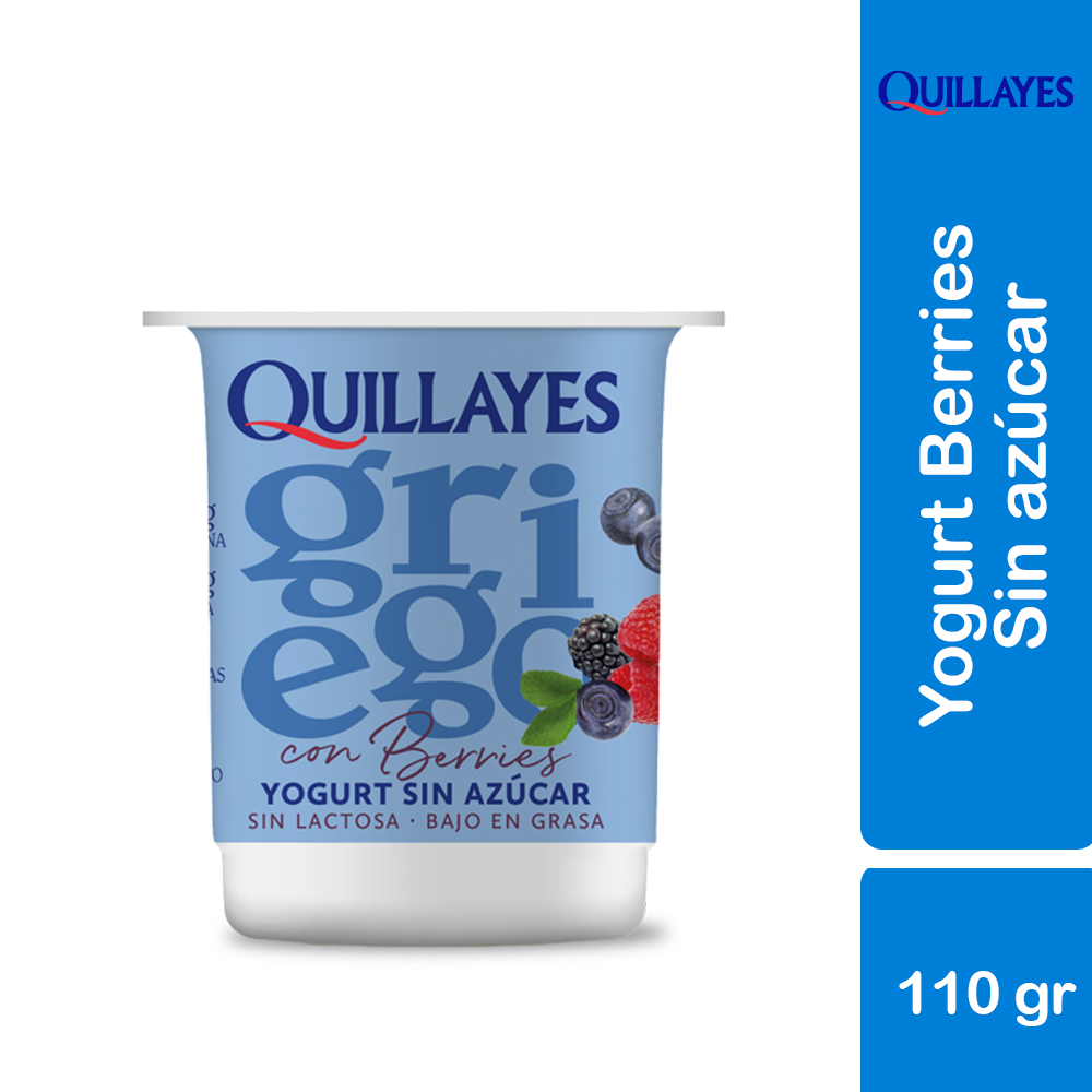 YOGURT GRIEGO SIN AZUCAR CON BERRIES 110 g