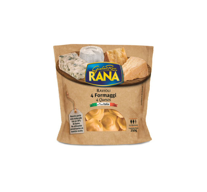 RAVIOLI 4 QUESOS RANA 250 g