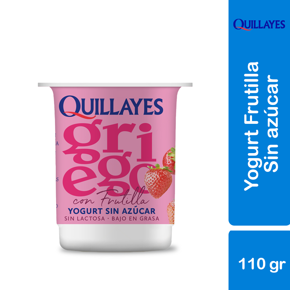 YOGURT GRIEGO SIN AZUCAR CON FRUTILLA 110 g
