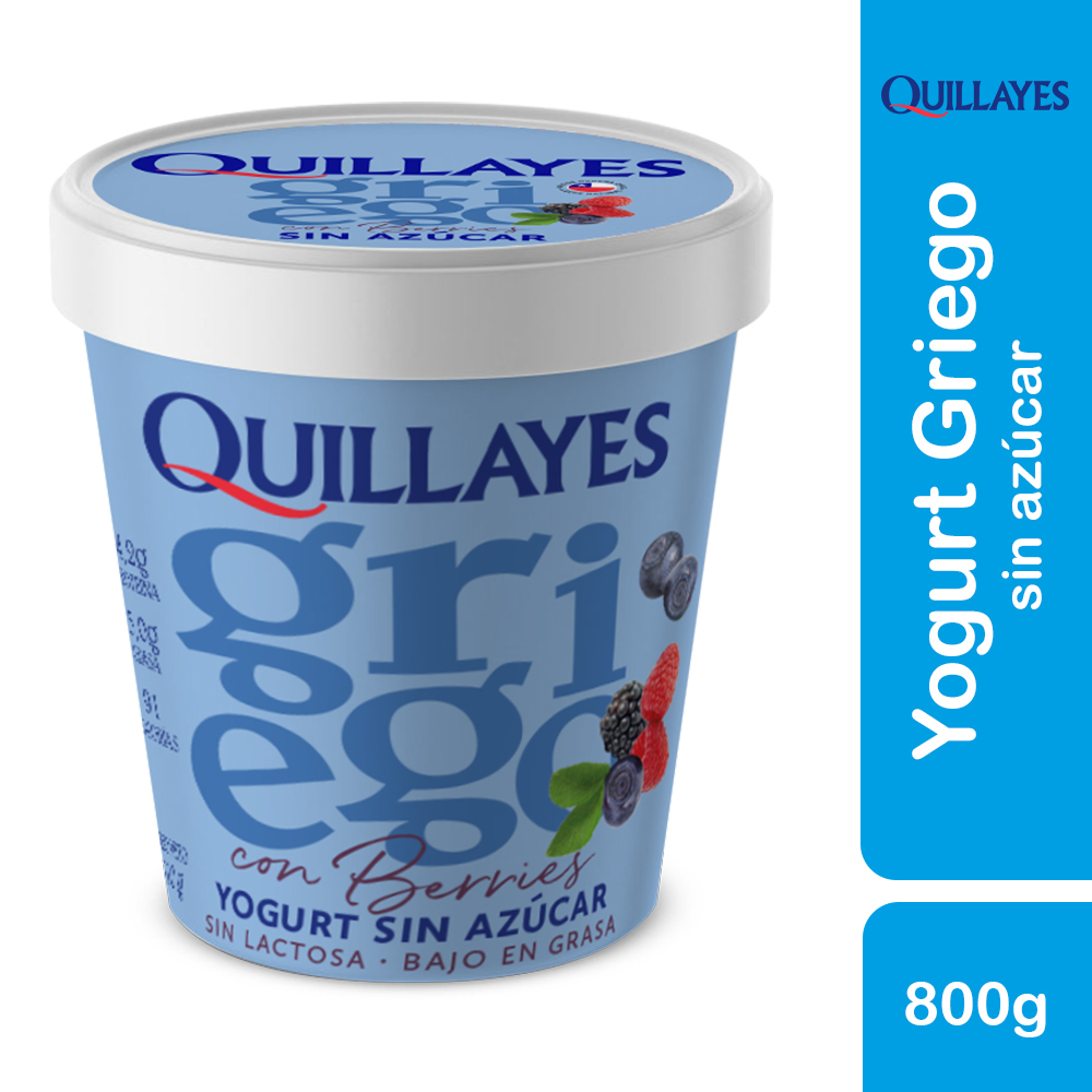 YOGURT GRIEGO SIN AZUCAR BERRIES 800 g