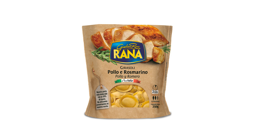 GIRASOLI POLLO Y ROMERO RANA 250 g