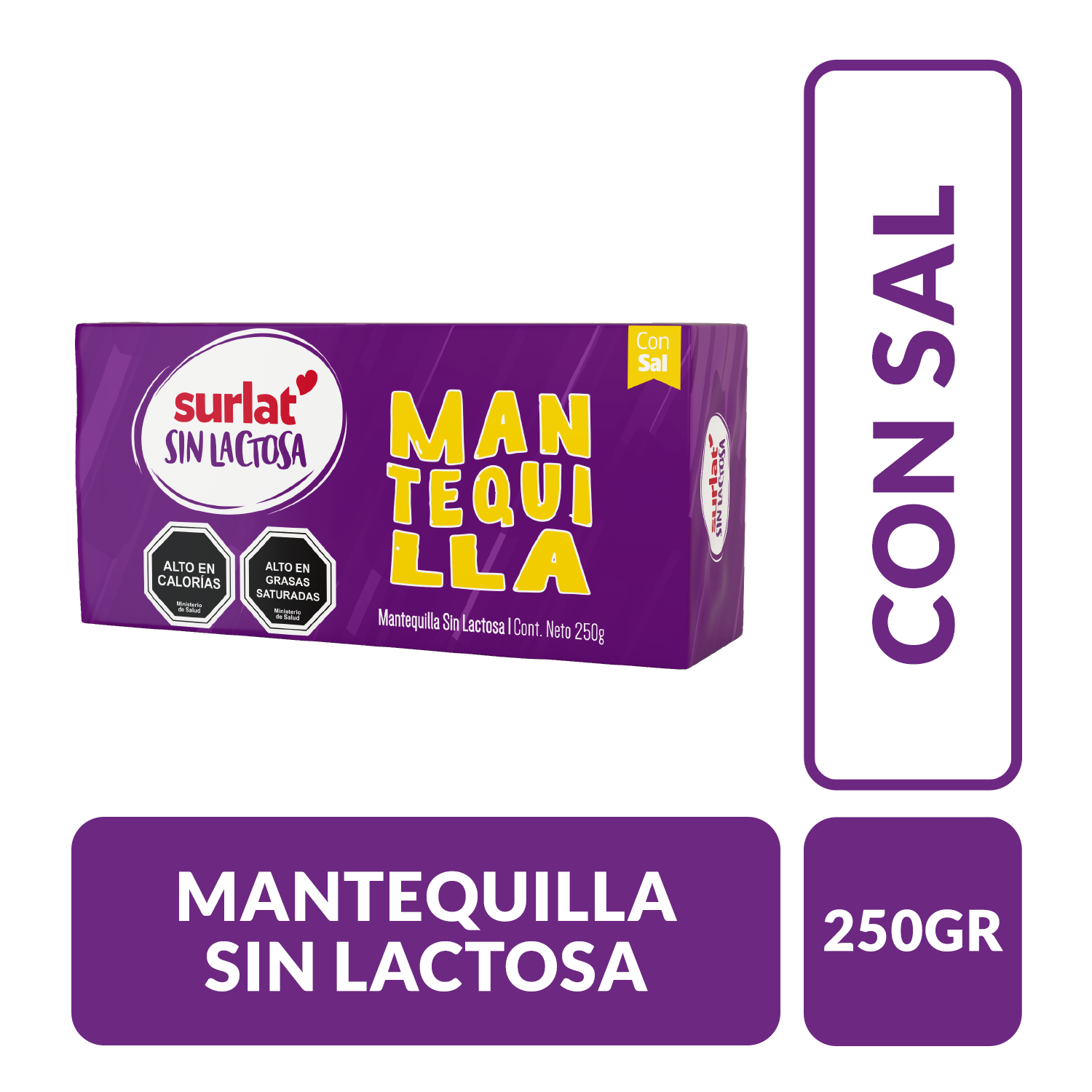MANTEQUILLA SIN LACTOSA SURLAT 250 g