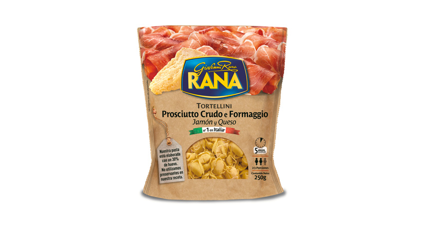 TORTELLINI JAMON Y QUESO RANA 250 g