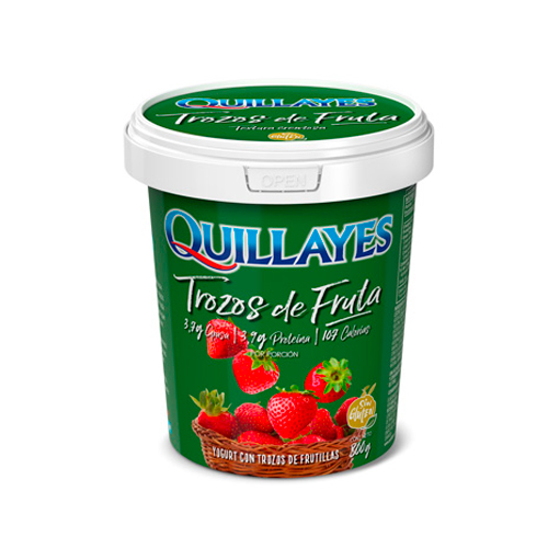 YOGURT GRIEGO S/LACTOSA TRIPLE 0 FRUTILLAS 110 g - Quillayes - Surlat