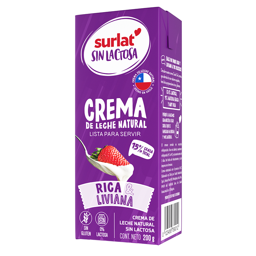 CREMA MINIBRIK SURLAT SIN LACTOSA 200 g