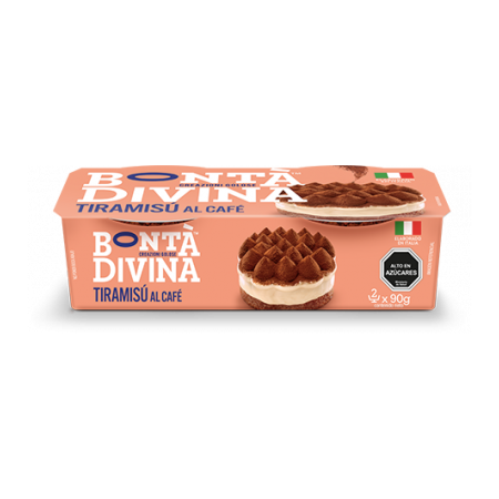 Tiramisú al café 2x90gr.