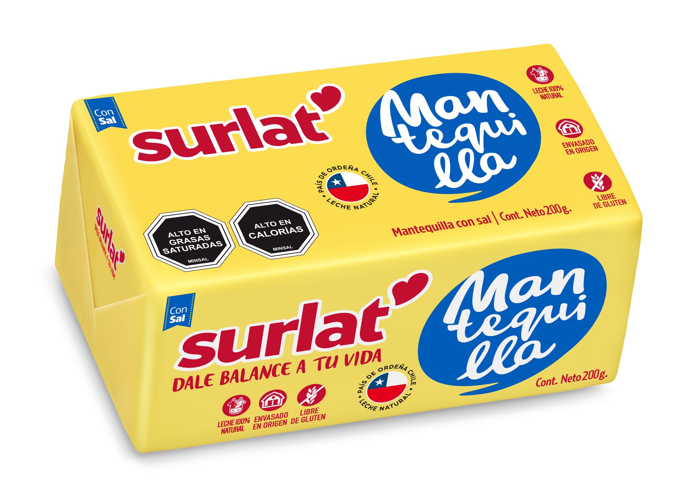 MANTEQUILLA SURLAT PAN 200G CON SAL